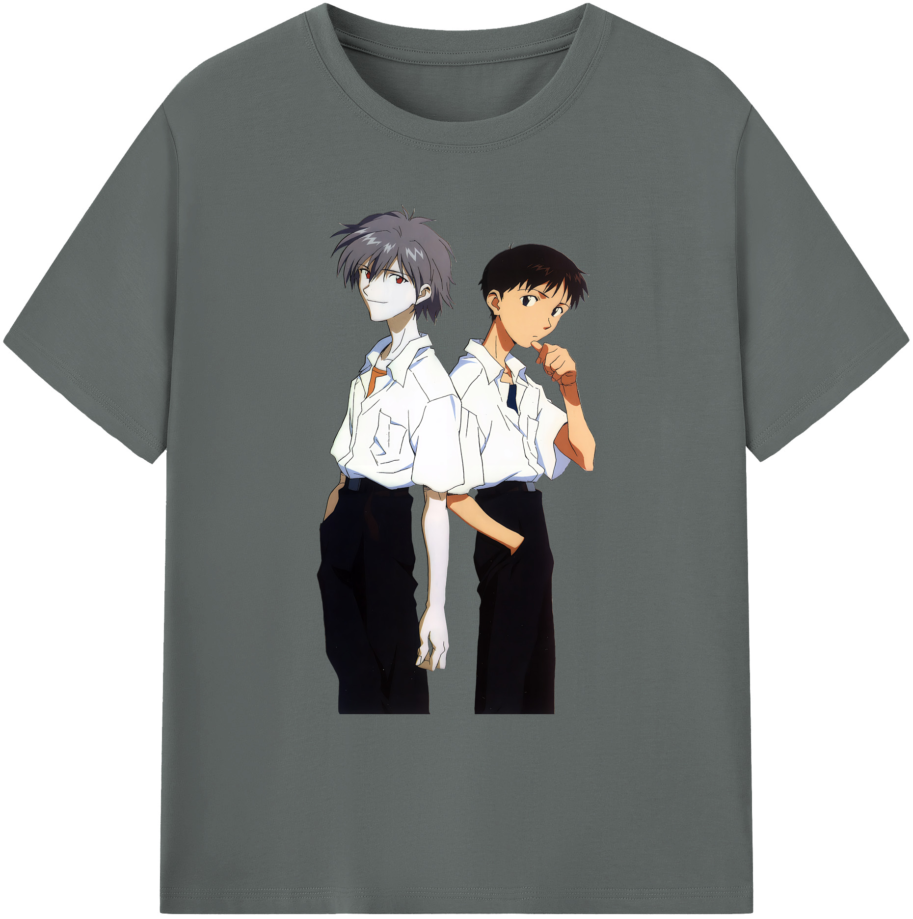 （画像用） EVA 新世紀エヴァンゲリオン 綿100％ メンズ半袖Tシャツ｜肌触りやわらか＆通気性